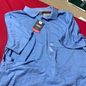Brand New Van Heusen Flex Blue Polo- Brand New